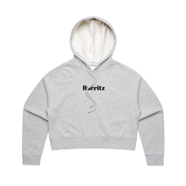 Les Cavaliers Crop Hoodie - Centre Design