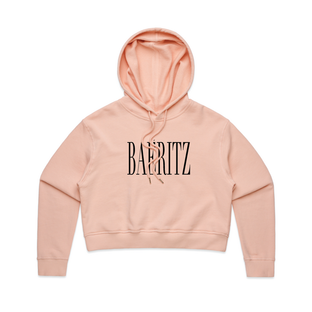 Les Cavaliers Crop Hoodie - Stretched Design