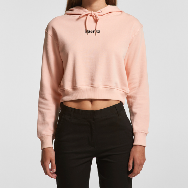 Les Cavaliers Crop Hoodie - Centre Design